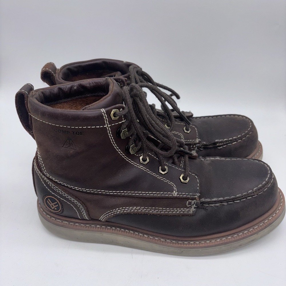 Hawx 6" Grade Comp Toe‎ Work Boot Brown Men's Size 10EE See Description